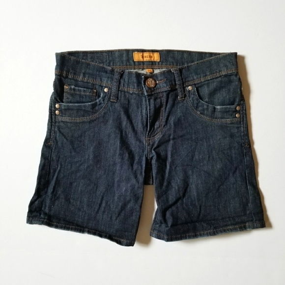 ☀️ STS Blue Dark Wash Denim Bermuda Shorts - Picture 1 of 6